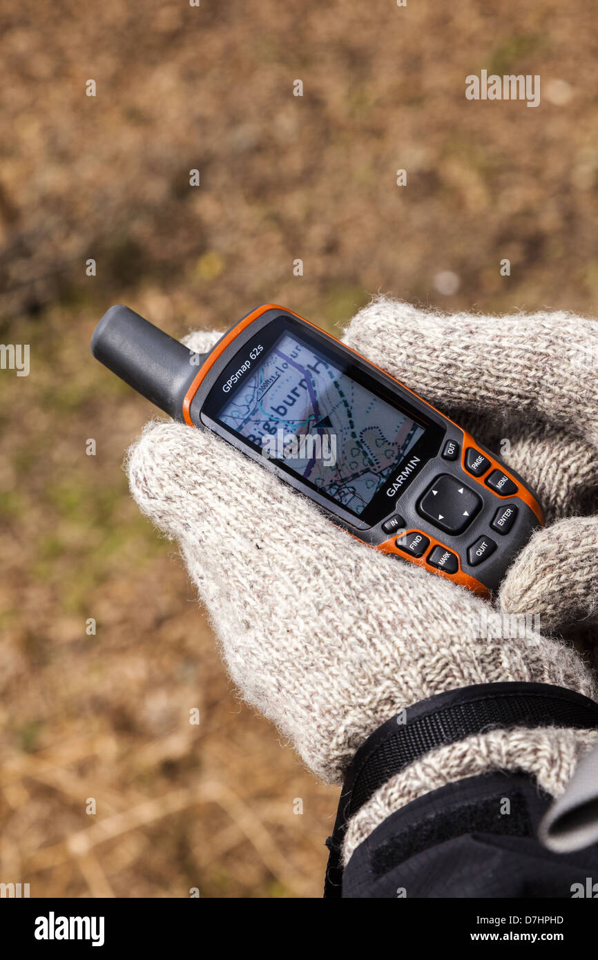 Handheld gps hi-res stock photography and images - Alamy