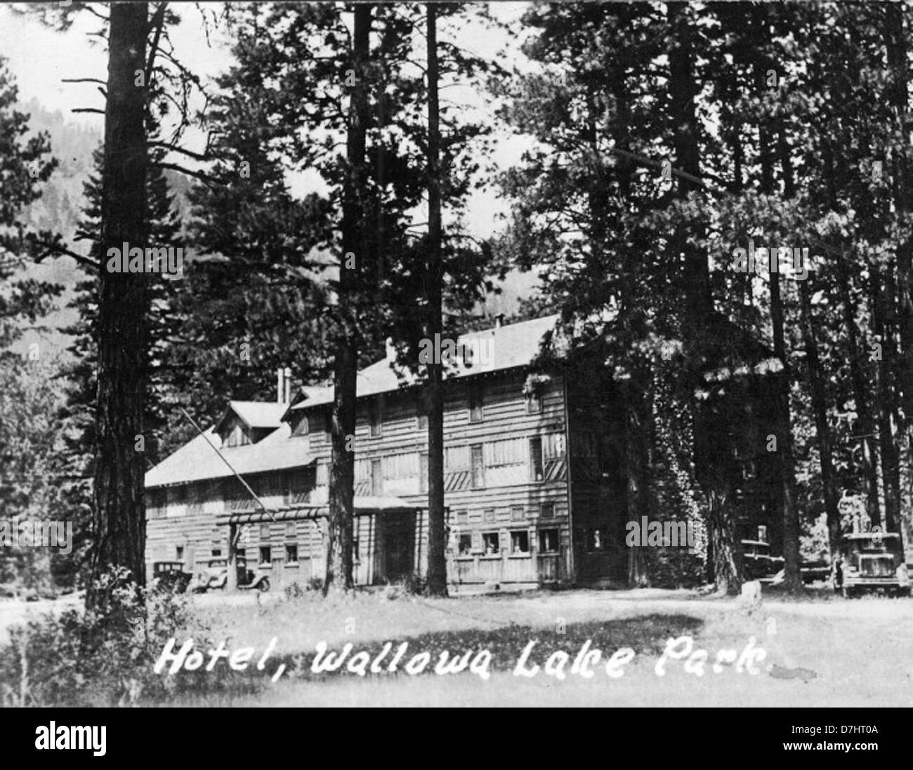 Wallowa Lake Black And White Stock Photos Images Alamy