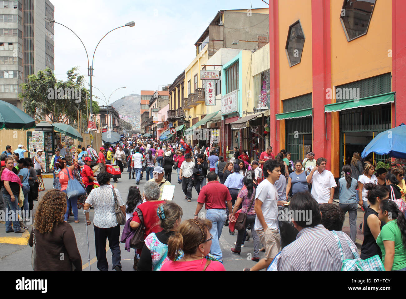 Peru Lima Ucayali Chinatown Stock Photo Alamy
