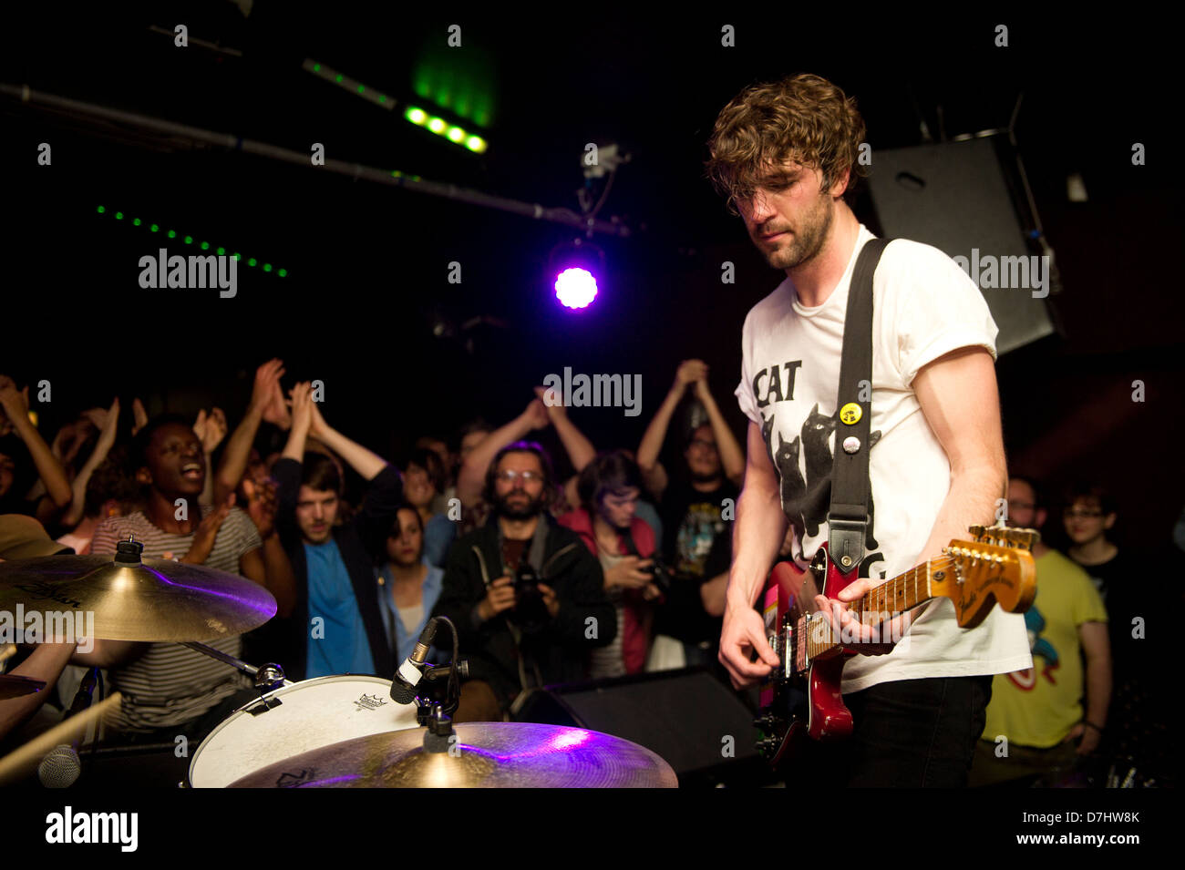 Japandroids perform at The Garage, London. 29th May 2012. Pictured Brian King Stock Photo Alamy