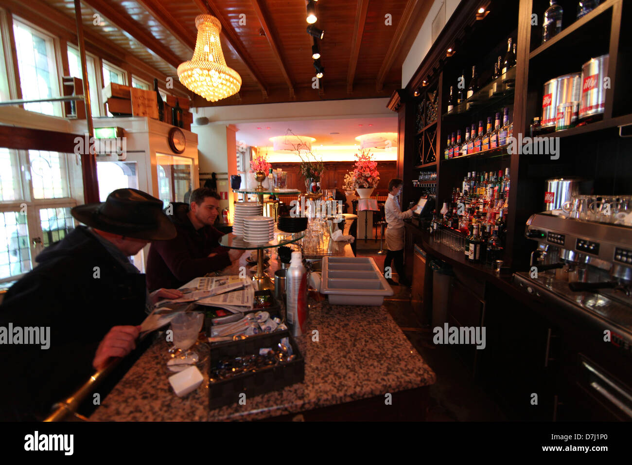 bar-restaurant in Holland Stock Photo