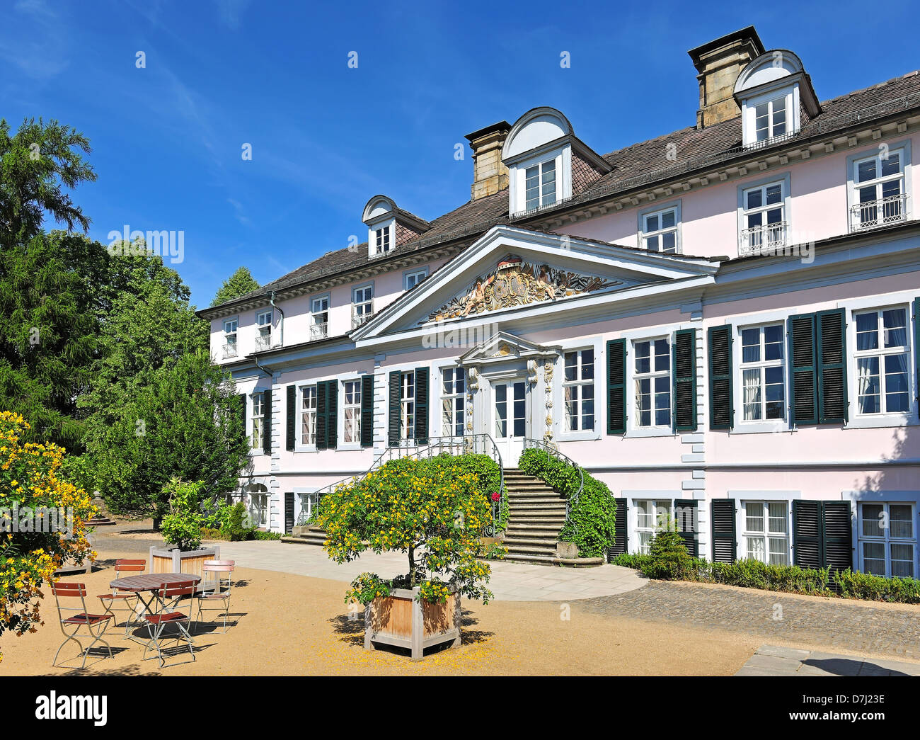 The castle Pyrmont in Bad Pyrmont Stock Photo