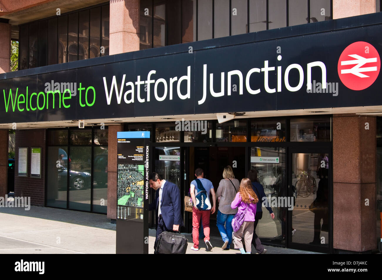 Watford junction railway station Stock Photo