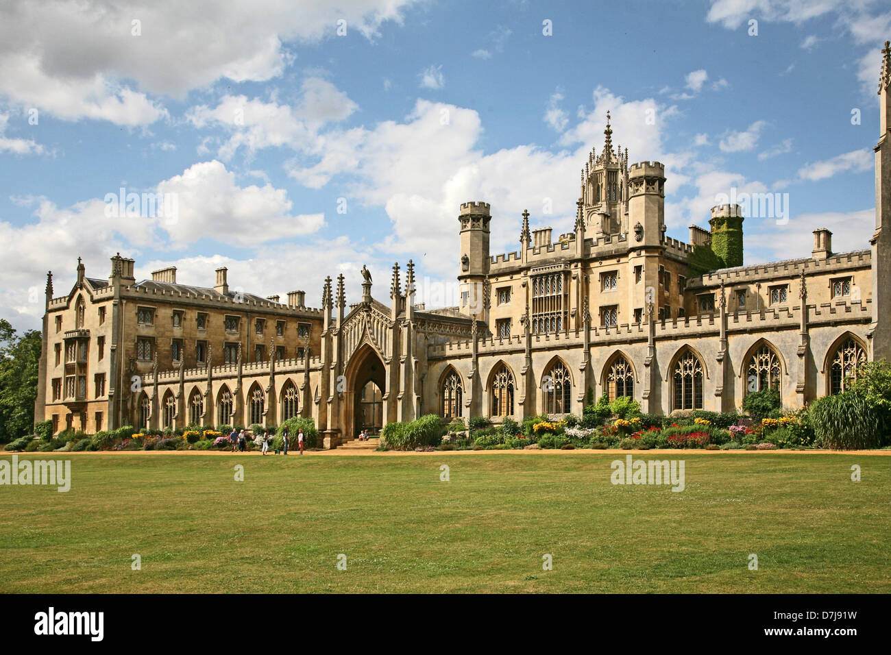 St. John's College Cambridge University England Stock Photo