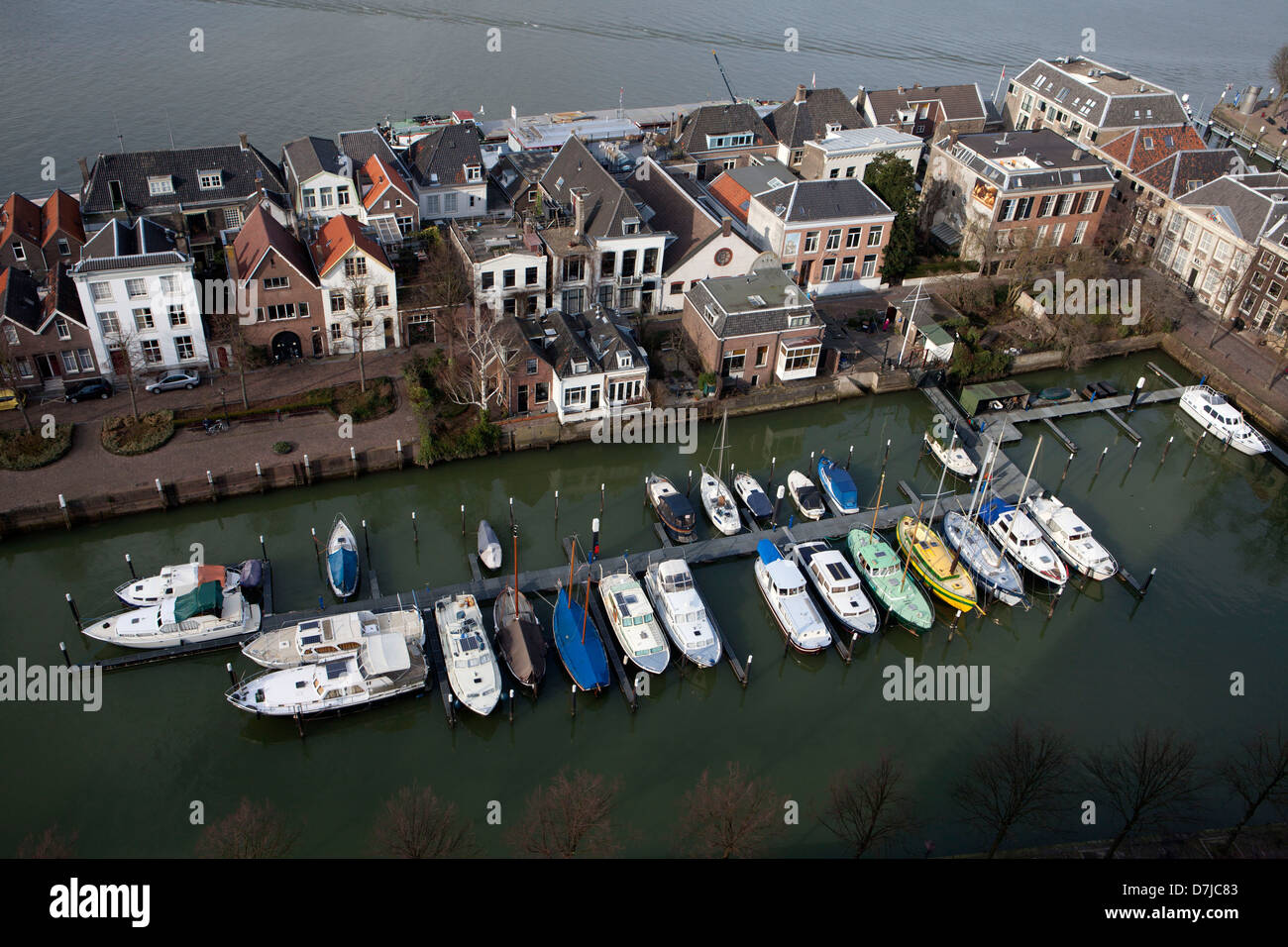 yacht-basin in dodrecht, netherlands Stock Photo