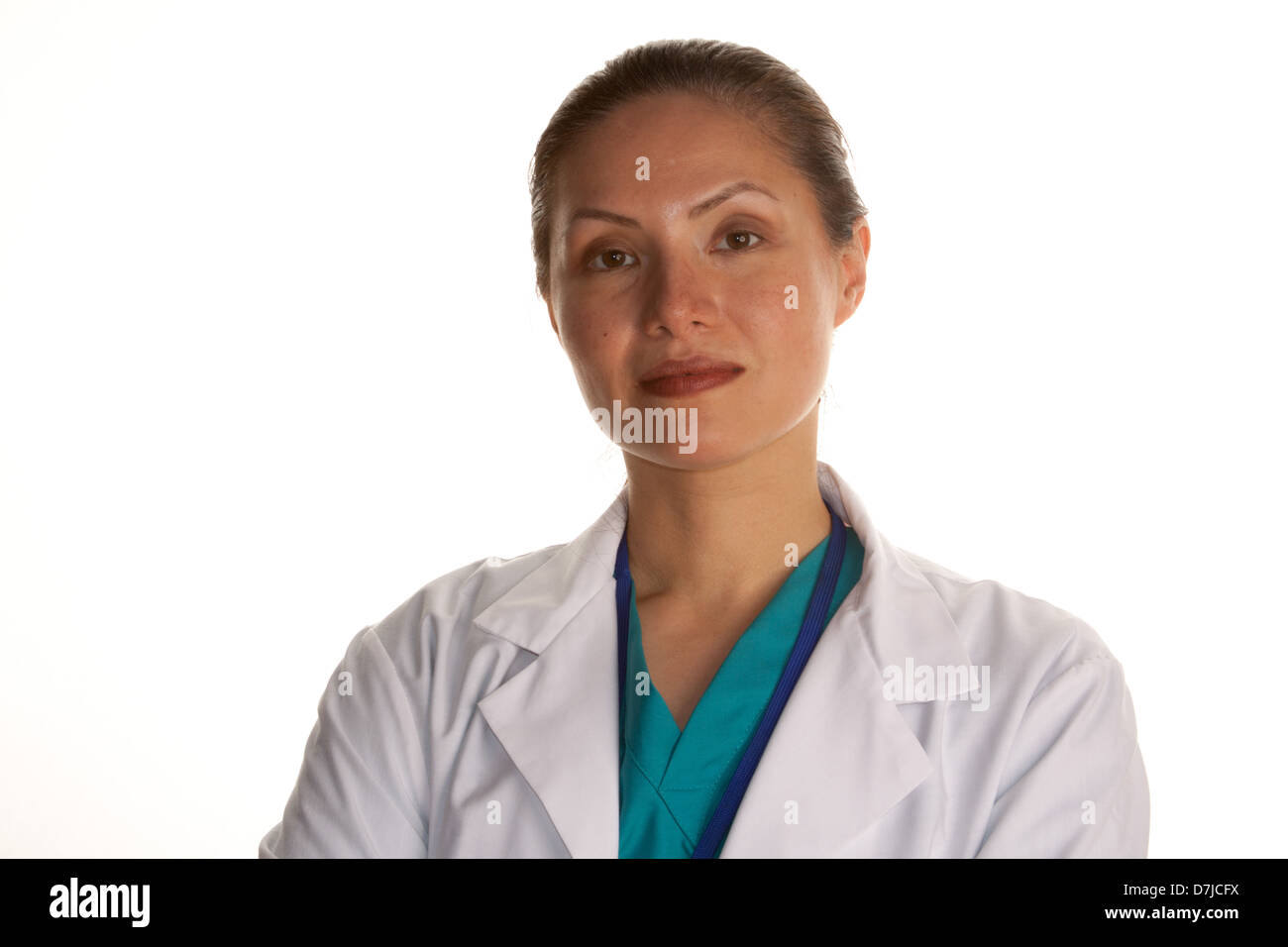 Portrait of female health care professional. Stock Photo