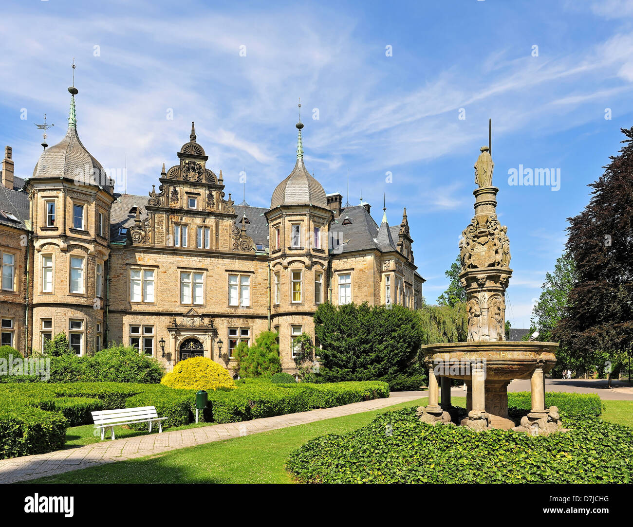 The Bückeburg Palace in Bückeburg, Lower Saxony, Germany Stock Photo