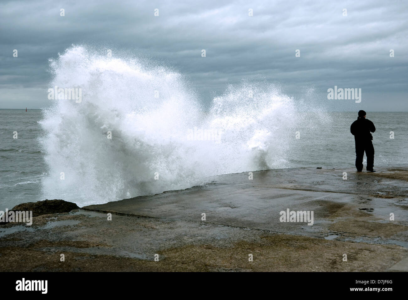 stormy seas Stock Photo