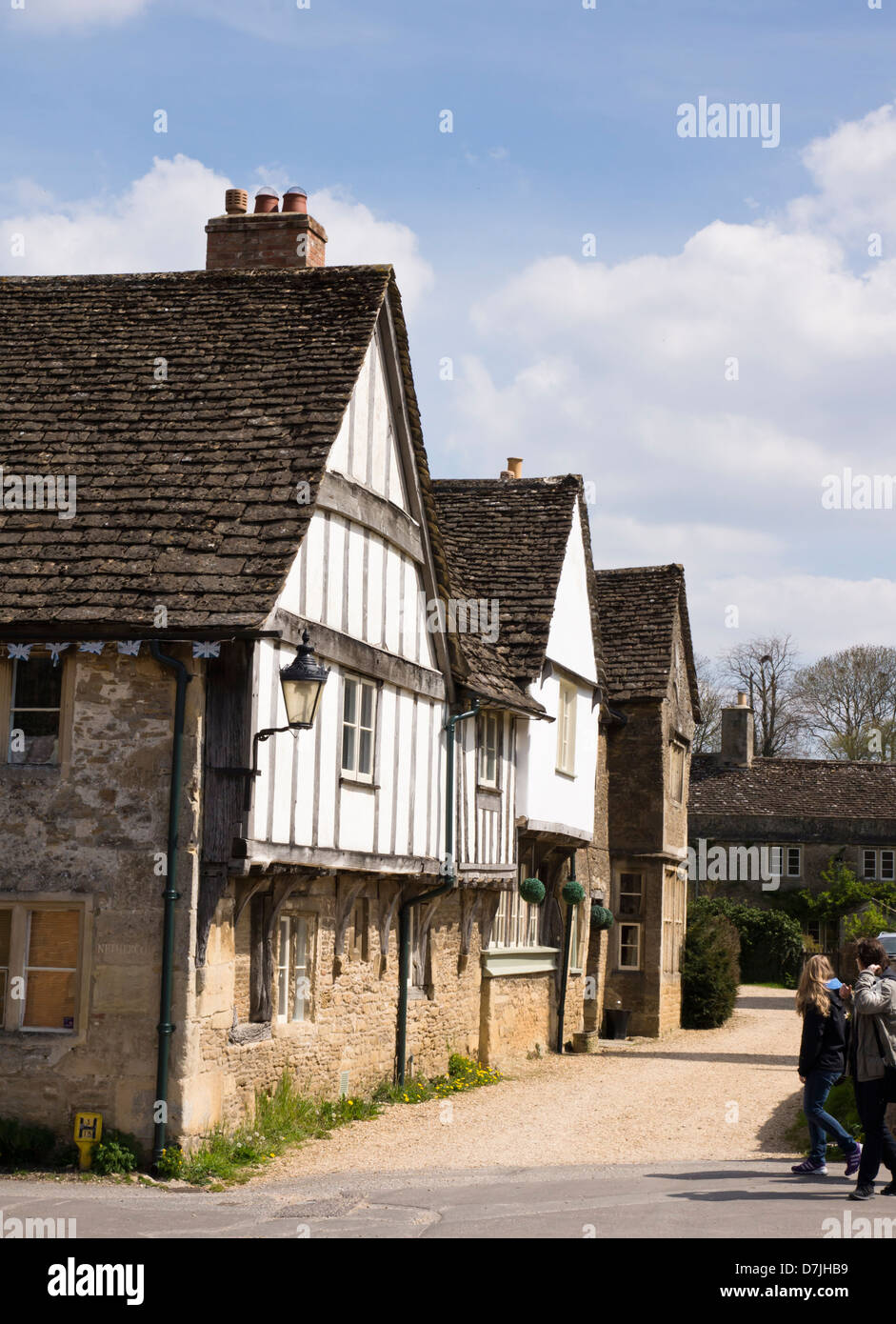 Lacock village in Wiltshire England UK Stock Photo