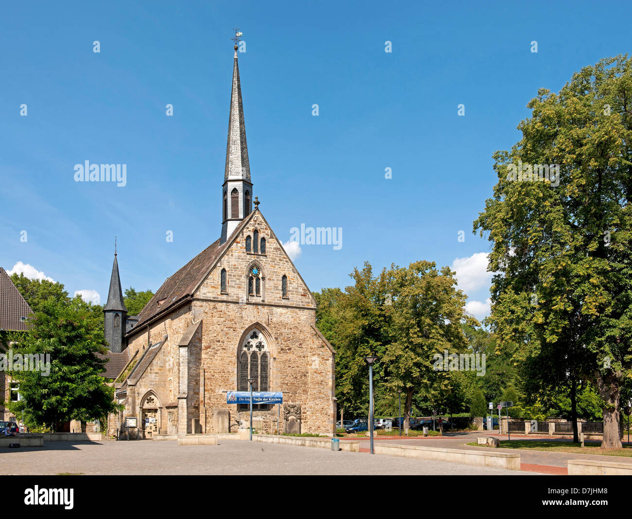 Rinteln on the Weser, Jacobi church Stock Photo