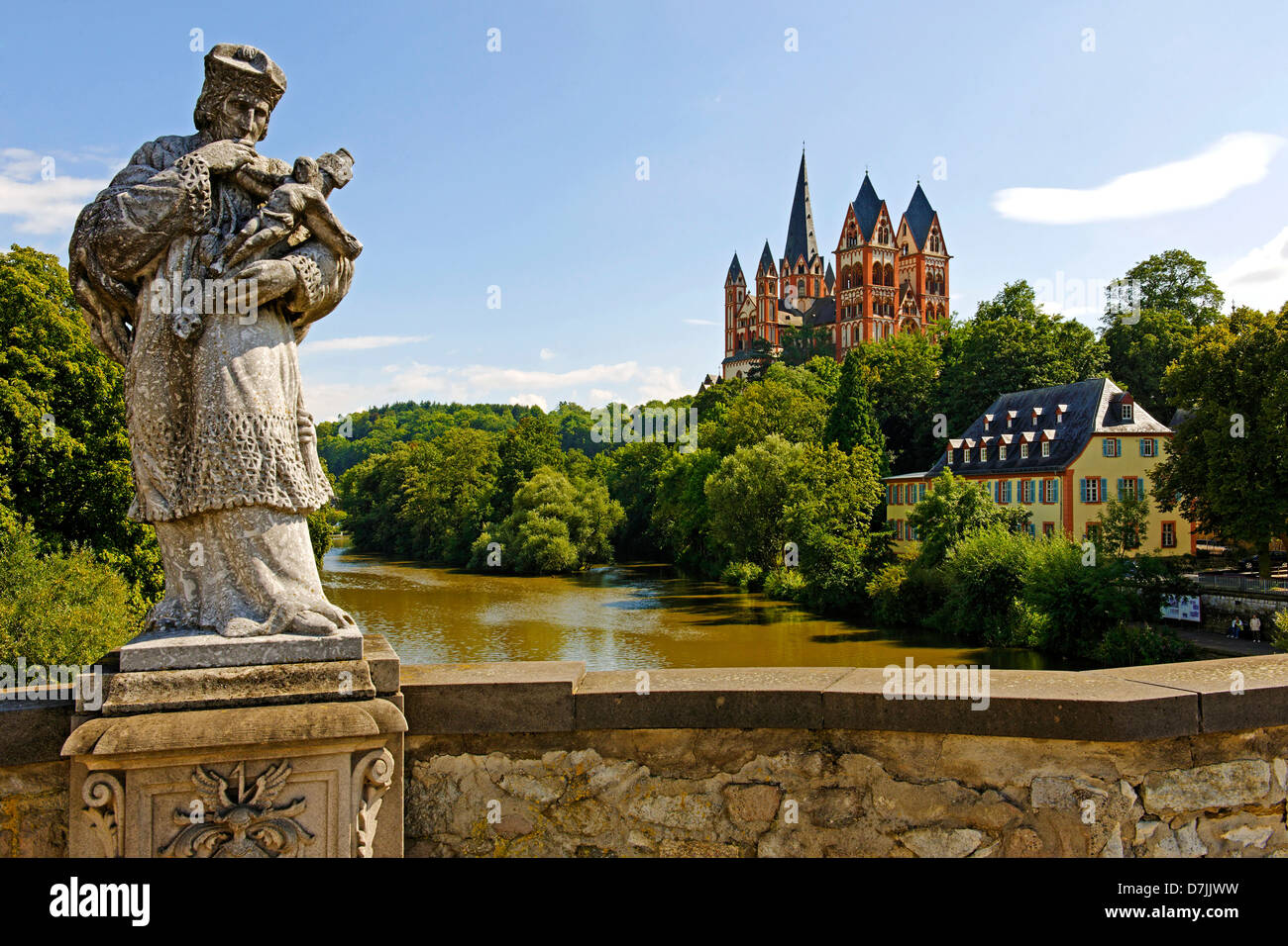 The cathedral in Limburg an der Lahn, Hesse, Germany Stock Photo