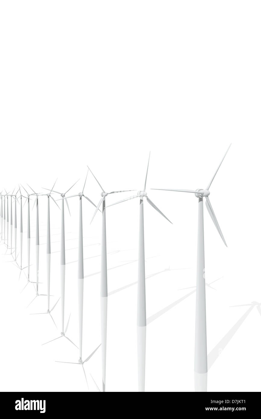 Group of windmills Stock Photo Alamy