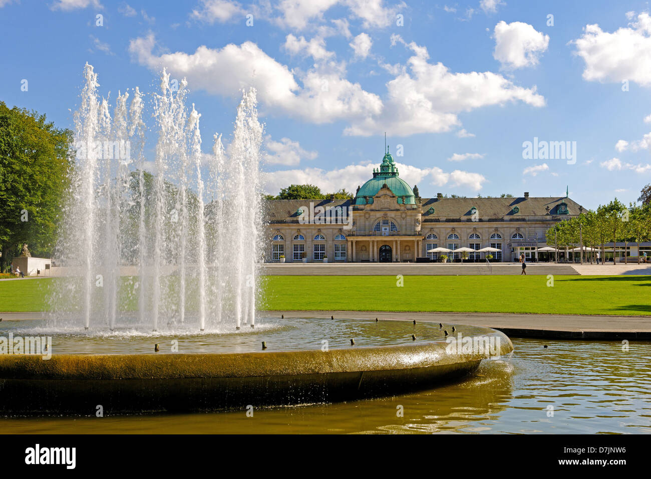 The imperial palace in the health resort park in Bad Oeynhausen, Germany Stock Photo
