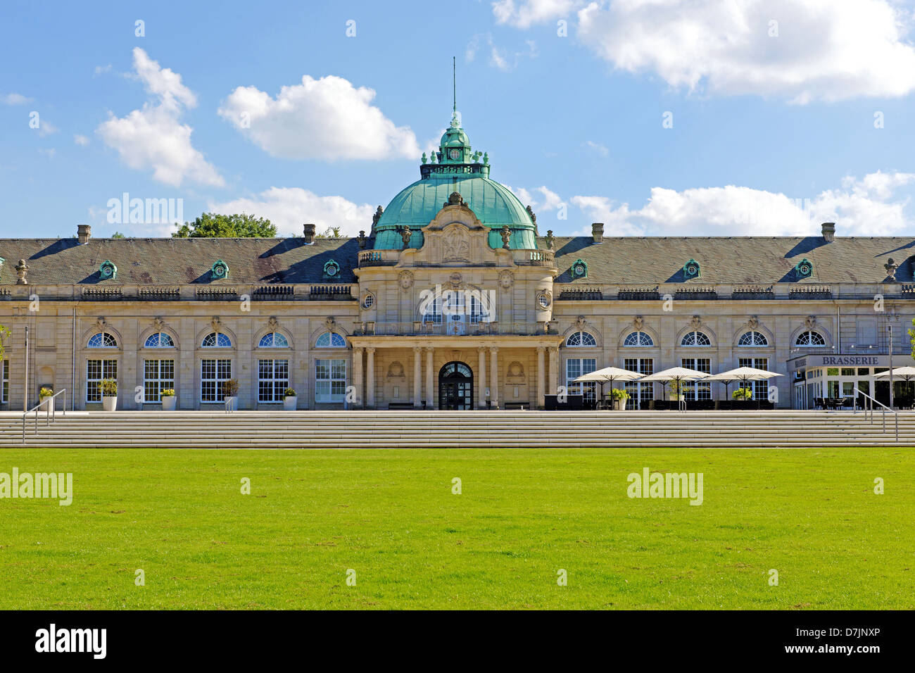 The imperial palace in the health resort park in Bad Oeynhausen, Germany Stock Photo