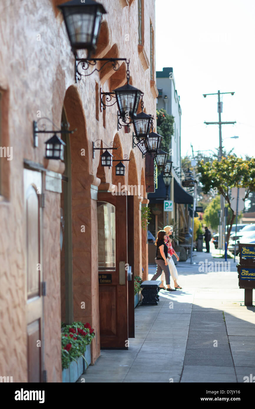 Half Moon Bay Stock Photo Alamy