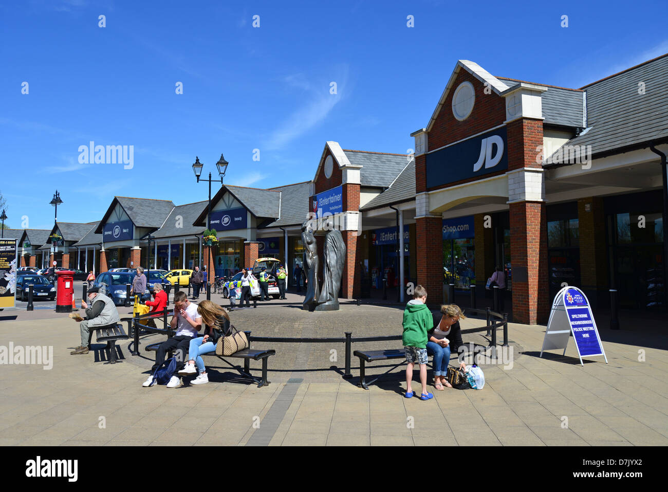 Two Rivers Shopping Centre, Staines-upon-Thames, Surrey, England, United Kingdom Stock Photo