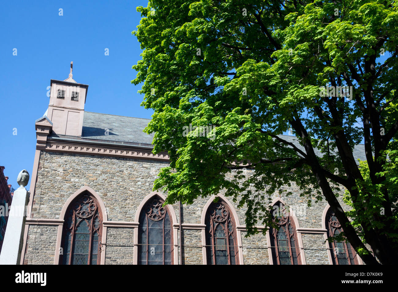 St. Patrick's Old Cathedral in Lower Manhattan is now a Basilica Stock Photo