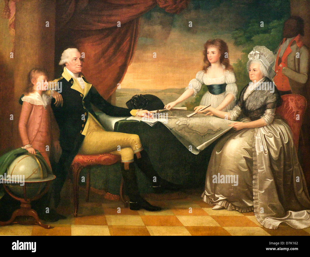 The Washington Family by Edward Savage Stock Photo