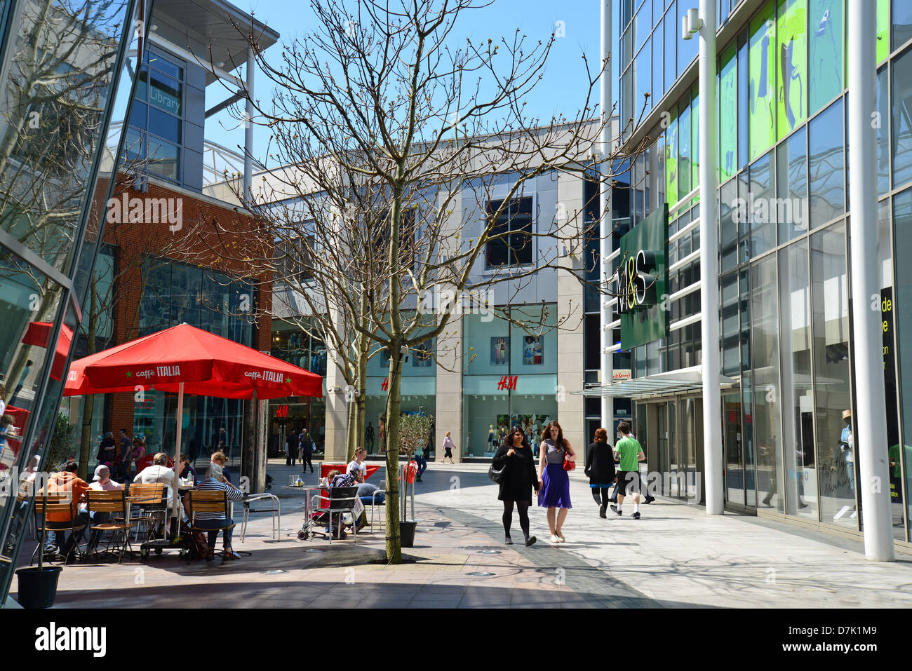 Eden Shopping Centre, High Wycombe, Buckinghamshire, England, United Kingdom Stock Photo