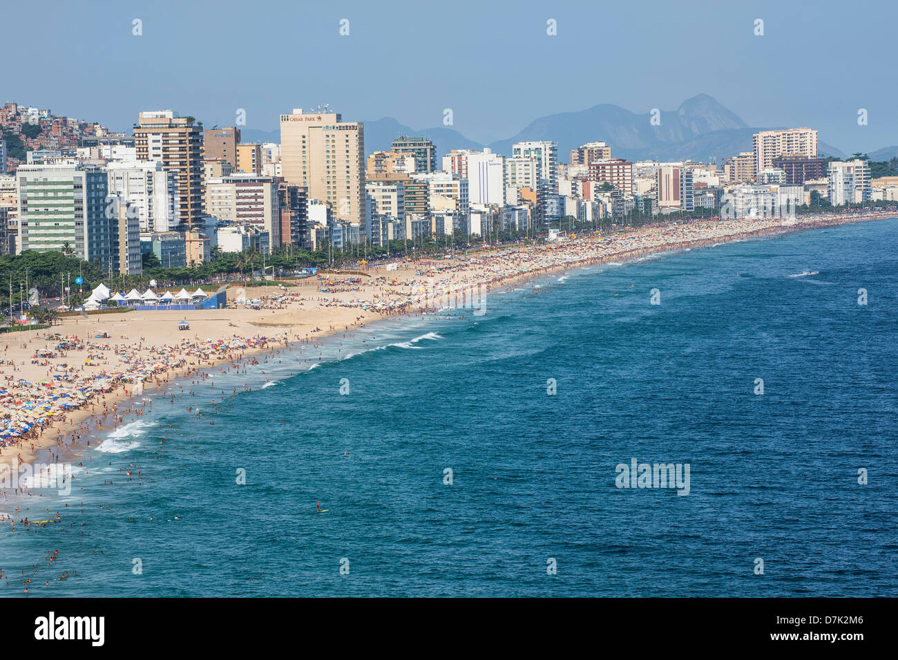Leblon beach, Rio de Janeiro, Brazil Stock Photo