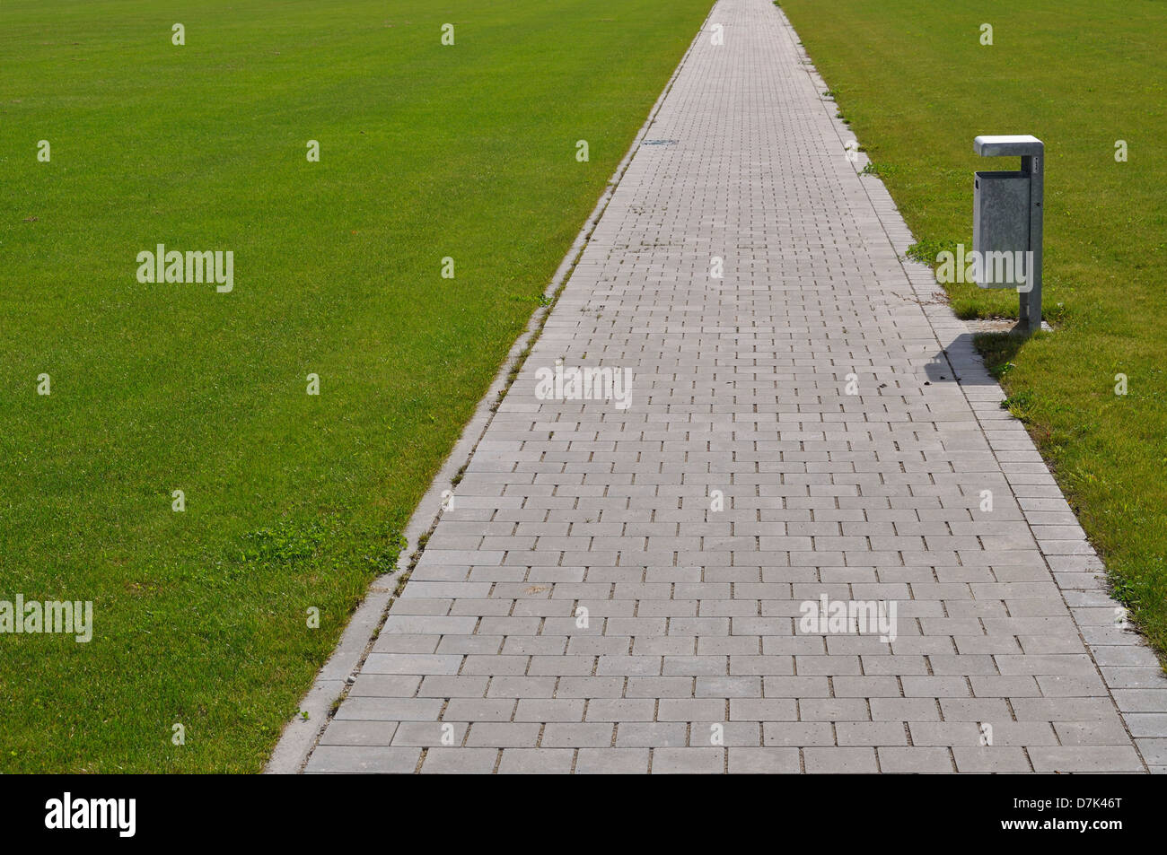 Trash bin on side hi-res stock photography and images - Alamy