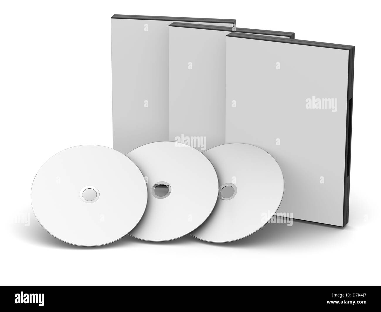 DVD Cases Blank Stock Photo Alamy