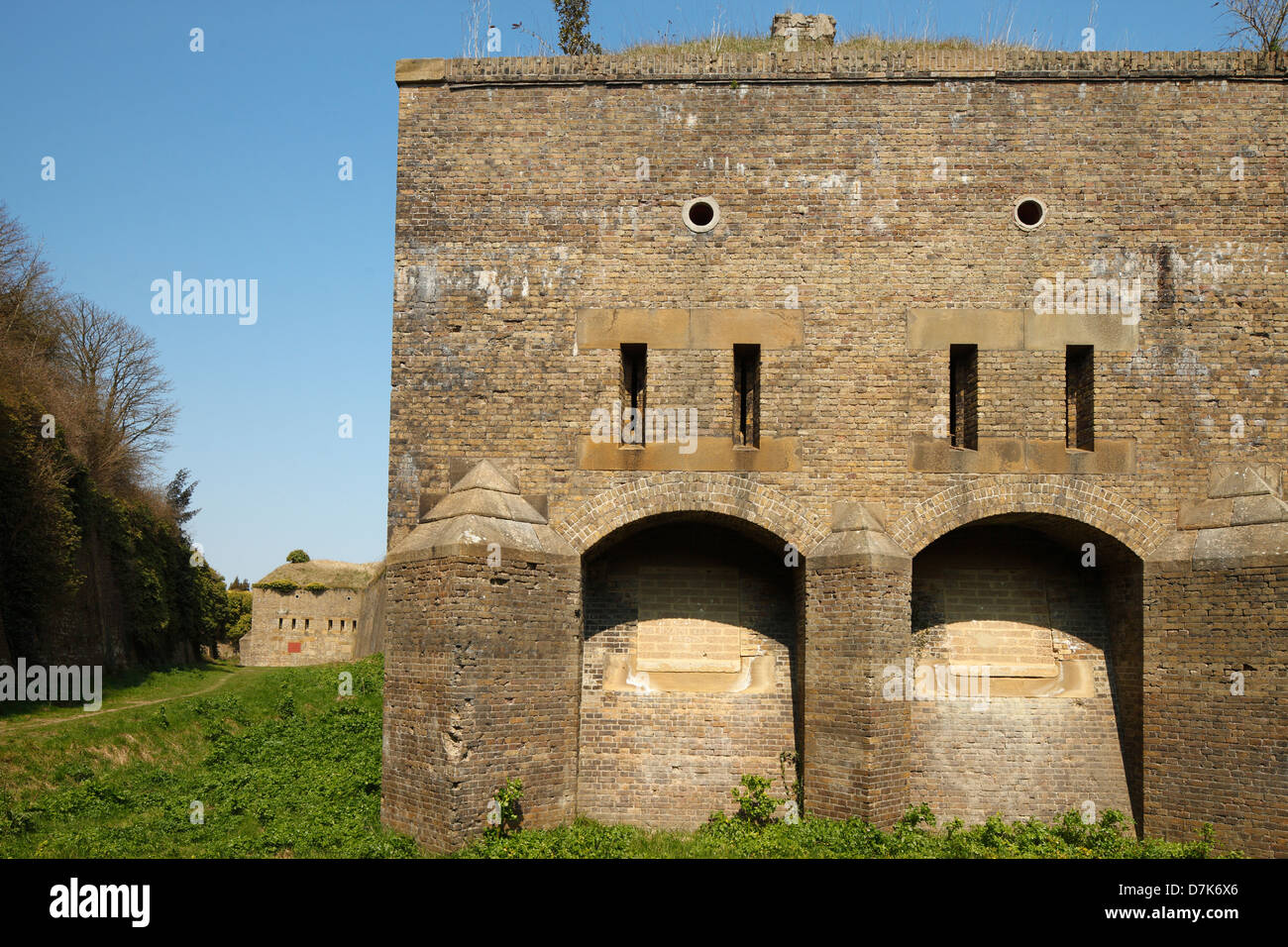 Drop Redoubt, Dover. Stock Photo