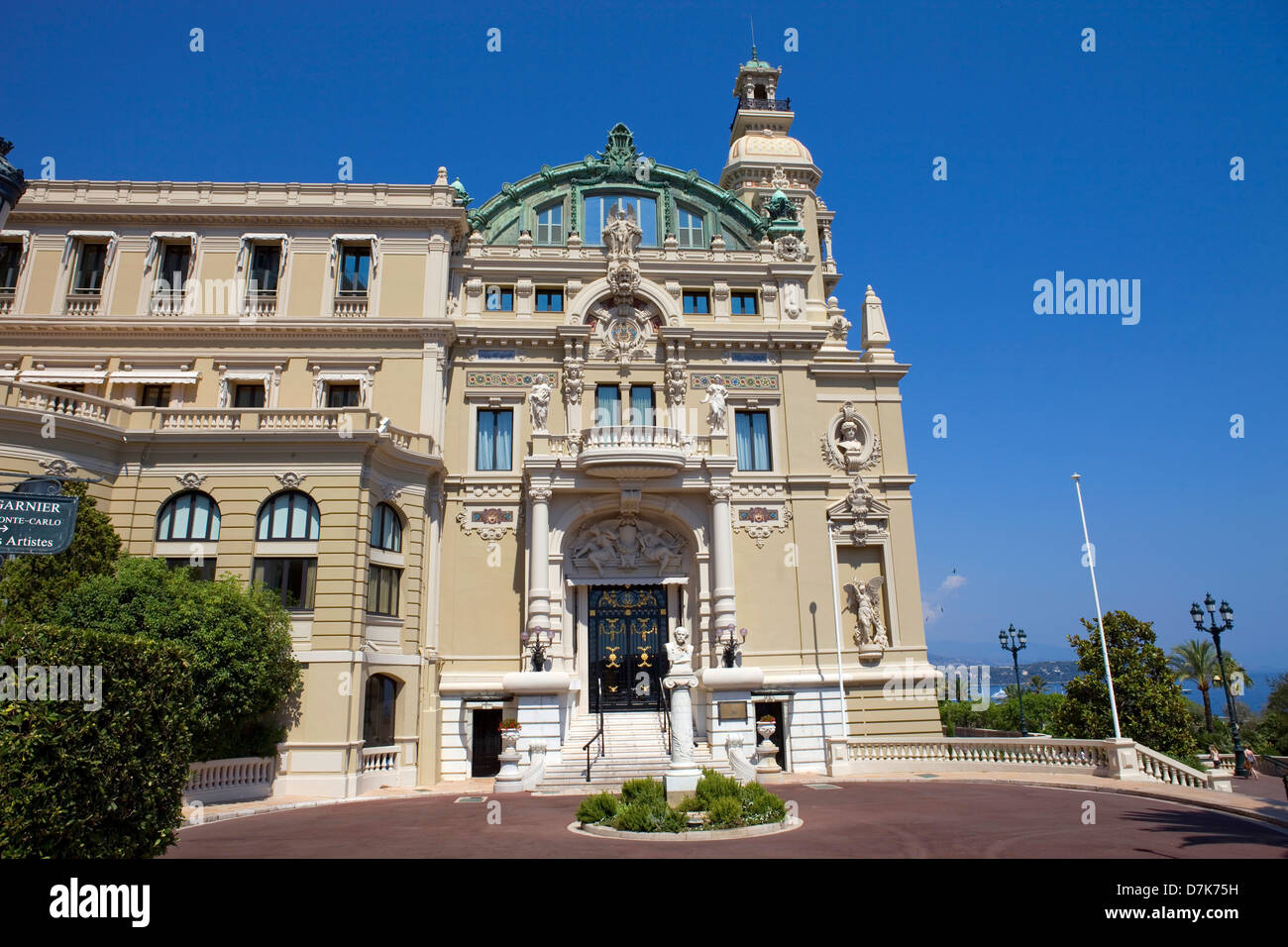 Entrance Monte Carlo Casino and Opera House, Monaco, French Riviera