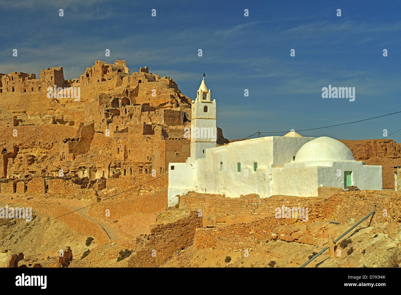 Ksar Chenini, Tataouine Province, Tunesia. Stock Photo