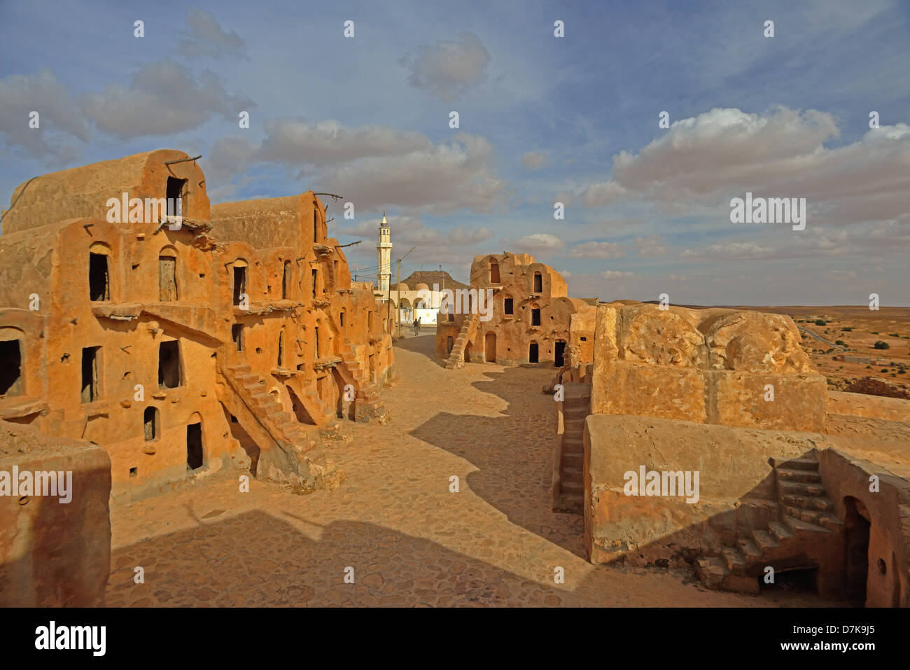 Ksar Ouled Soltane, Tataouine Province, Tunesia. Stock Photo