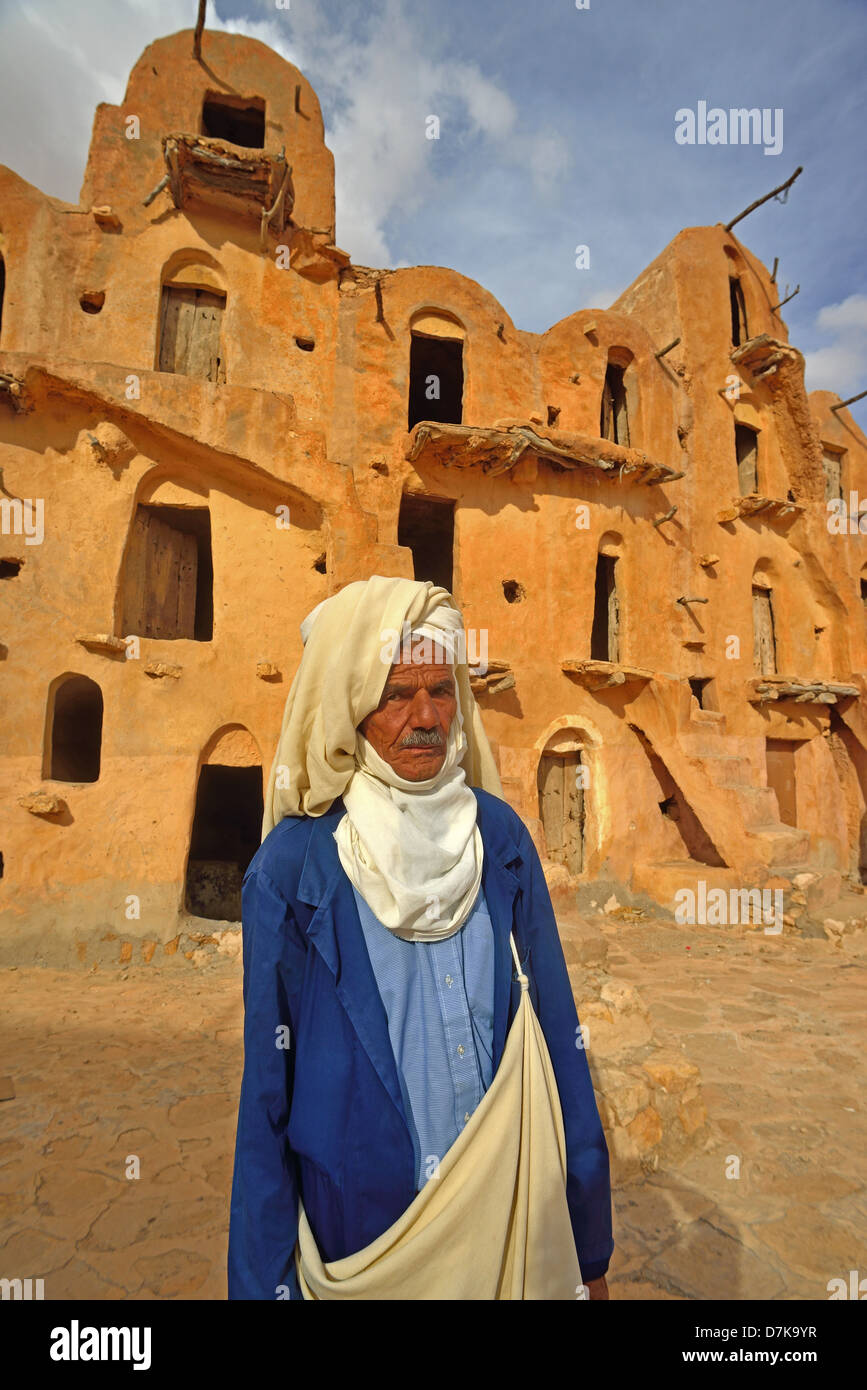 Ksar Ouled Soltane, Tataouine Province, Tunesia. Stock Photo