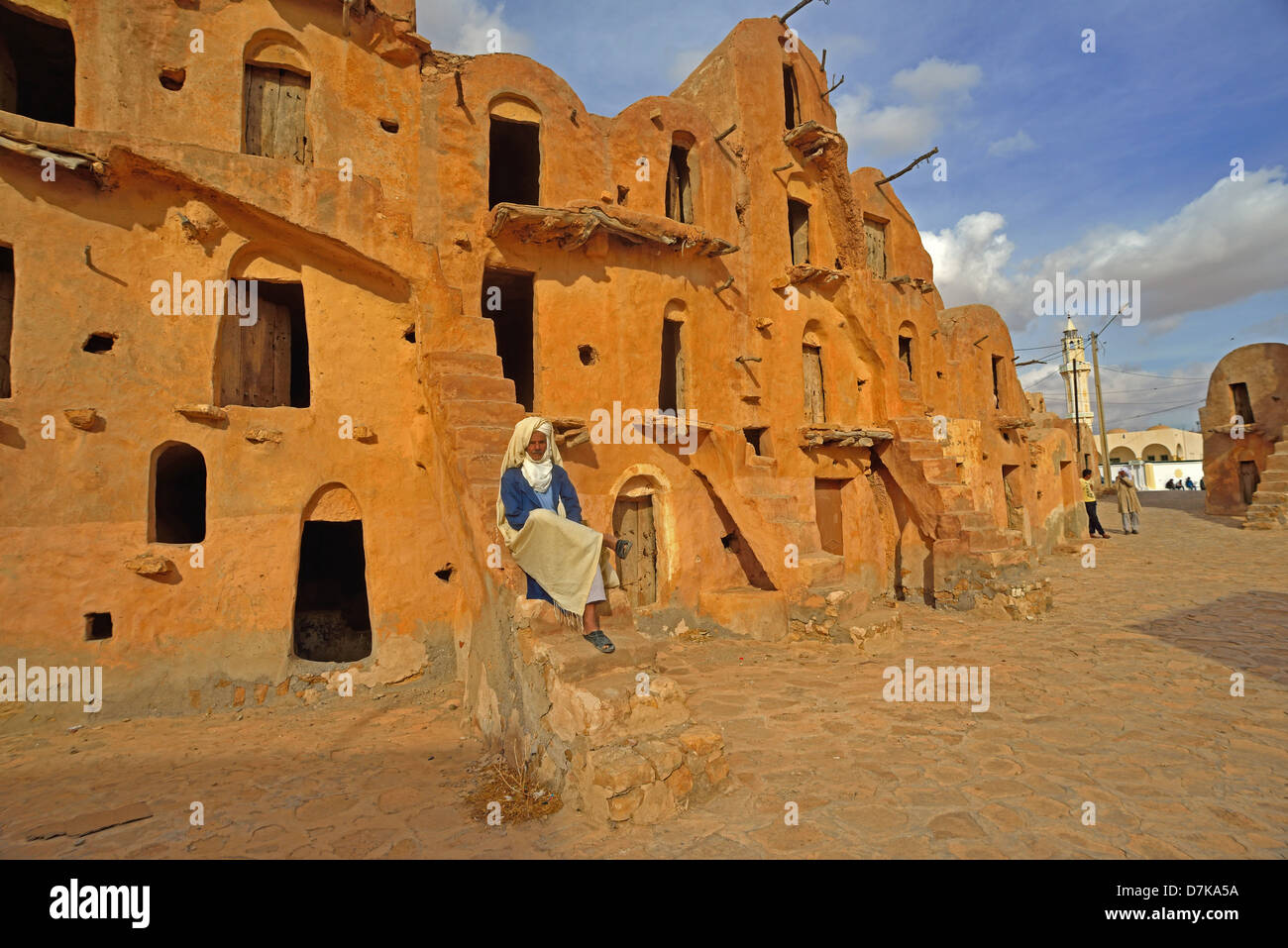 Ksar Ouled Soltane, Tataouine Province, Tunesia. Stock Photo