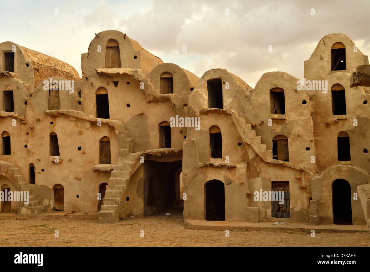 Ksar Ezahara, Tataouine Province, Tunesia. Stock Photo