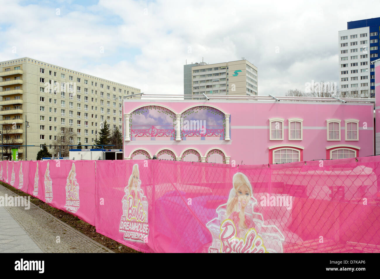Berlin, Germany, the Barbie Dream House Experience at Alexanderplatz Stock Photo