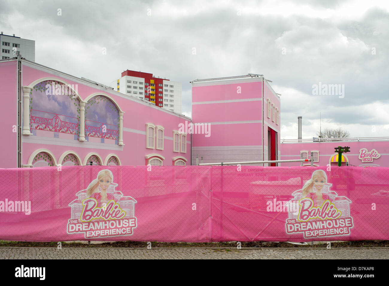 Berlin, Germany, the Barbie Dream House Experience at Alexanderplatz Stock Photo