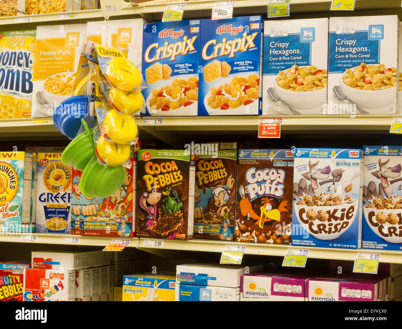 Food Lion Grocery Store in South Carolina, USA Stock Photo