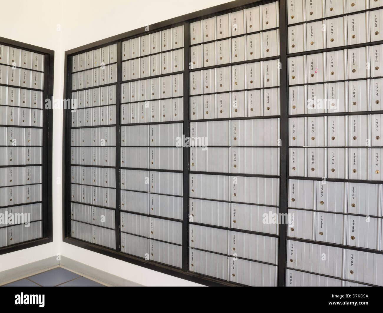 United States Post Office Boxes Stock Photo Alamy