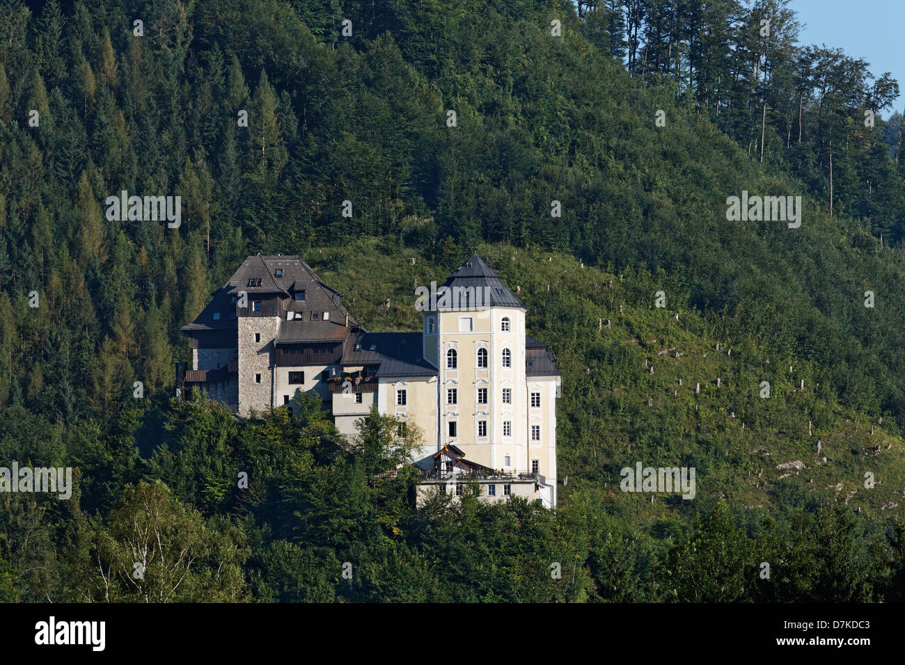 Austria, Upper Austria, View of Klaus castle Stock Photo