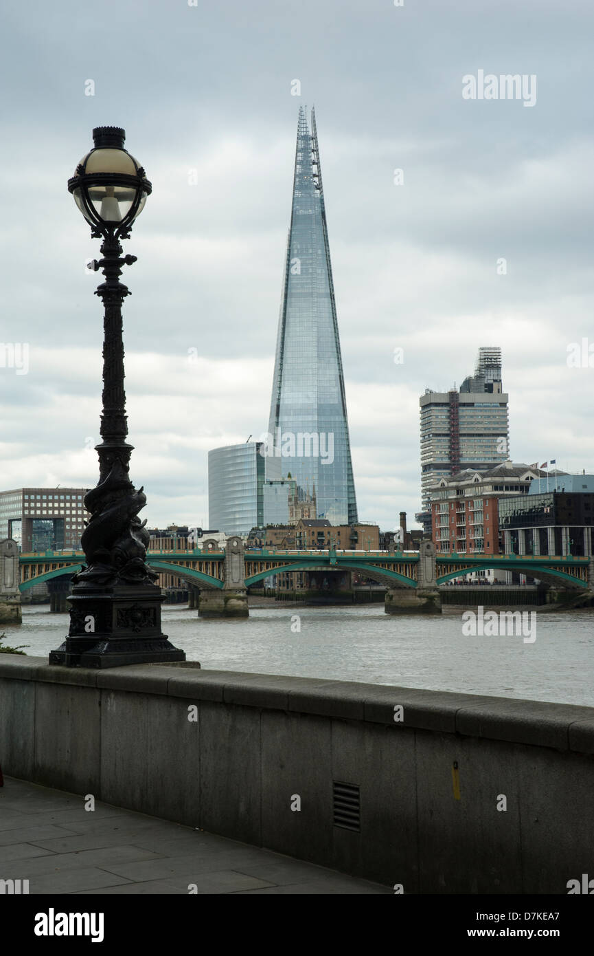 A Perspective Of The Dominance Of The Shard Over The London Thamescape Blending The New Architectural Achievements With The Old Stock Photo Alamy