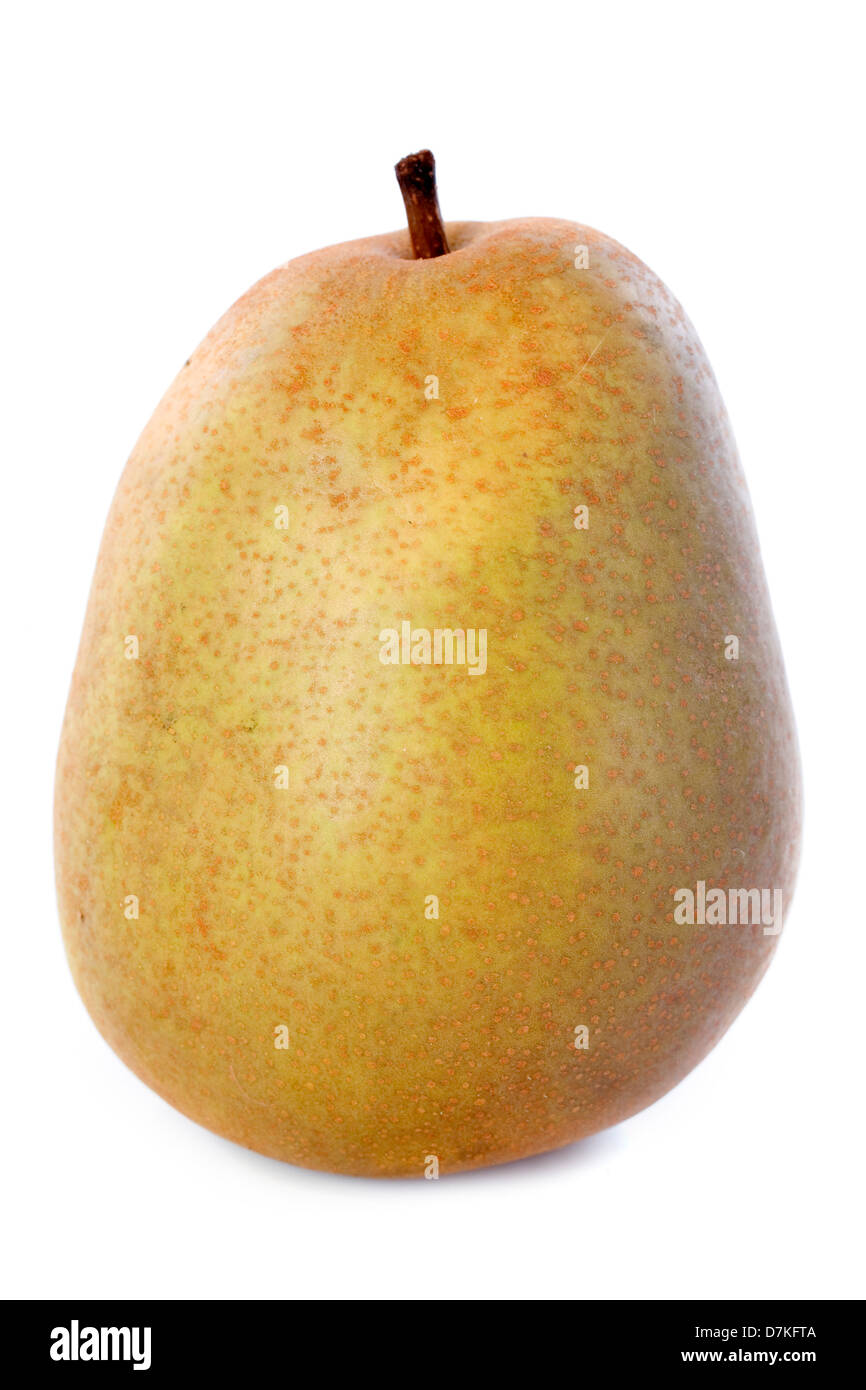 beurre hardy pear in front of white background Stock Photo