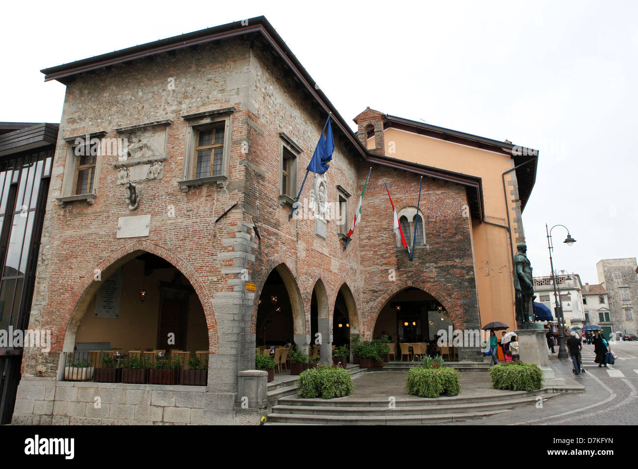 The Palazzo Communale (Civic Palace) in Cividale del Friuli, Italy