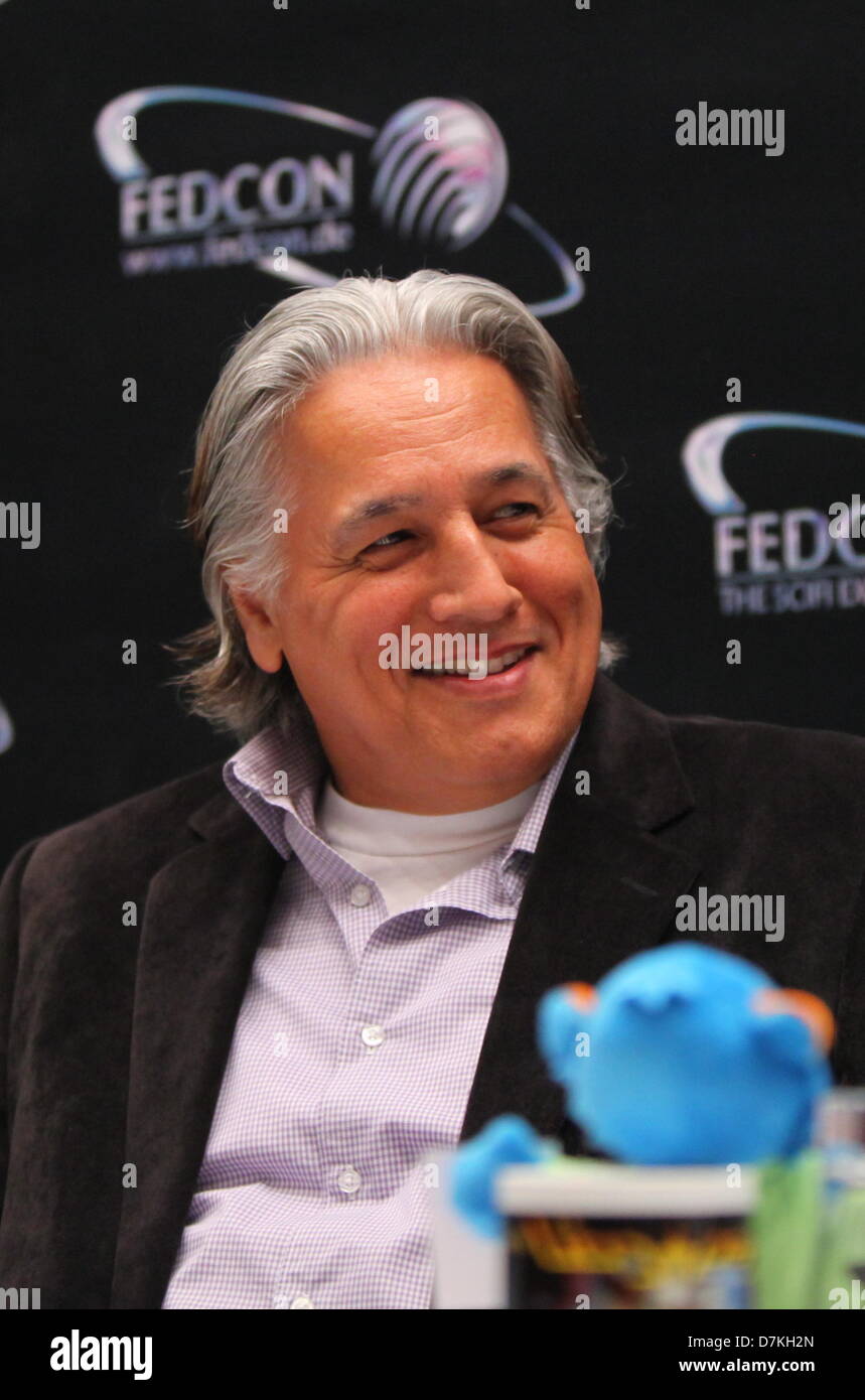 Duesseldorf, Germany, 09 May 2013. Actor Robert Beltran (Star Trek Voyager) takes part in a press conference at Fedcon 2013 in Duesseldorf, Germany, 09 May 2013. Fedcon (Federal Convention) is one of the largest science fiction conventions in Europe. Photo: Susannah V. Vergau/DPA/Alamy Live News Stock Photo