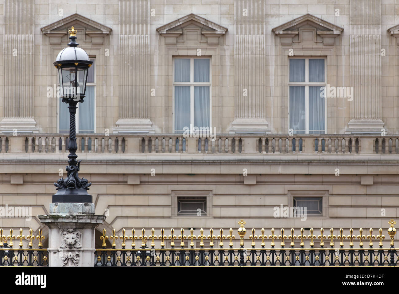 Buckingham Palace architecture detail, London, United Kingdom Stock Photo
