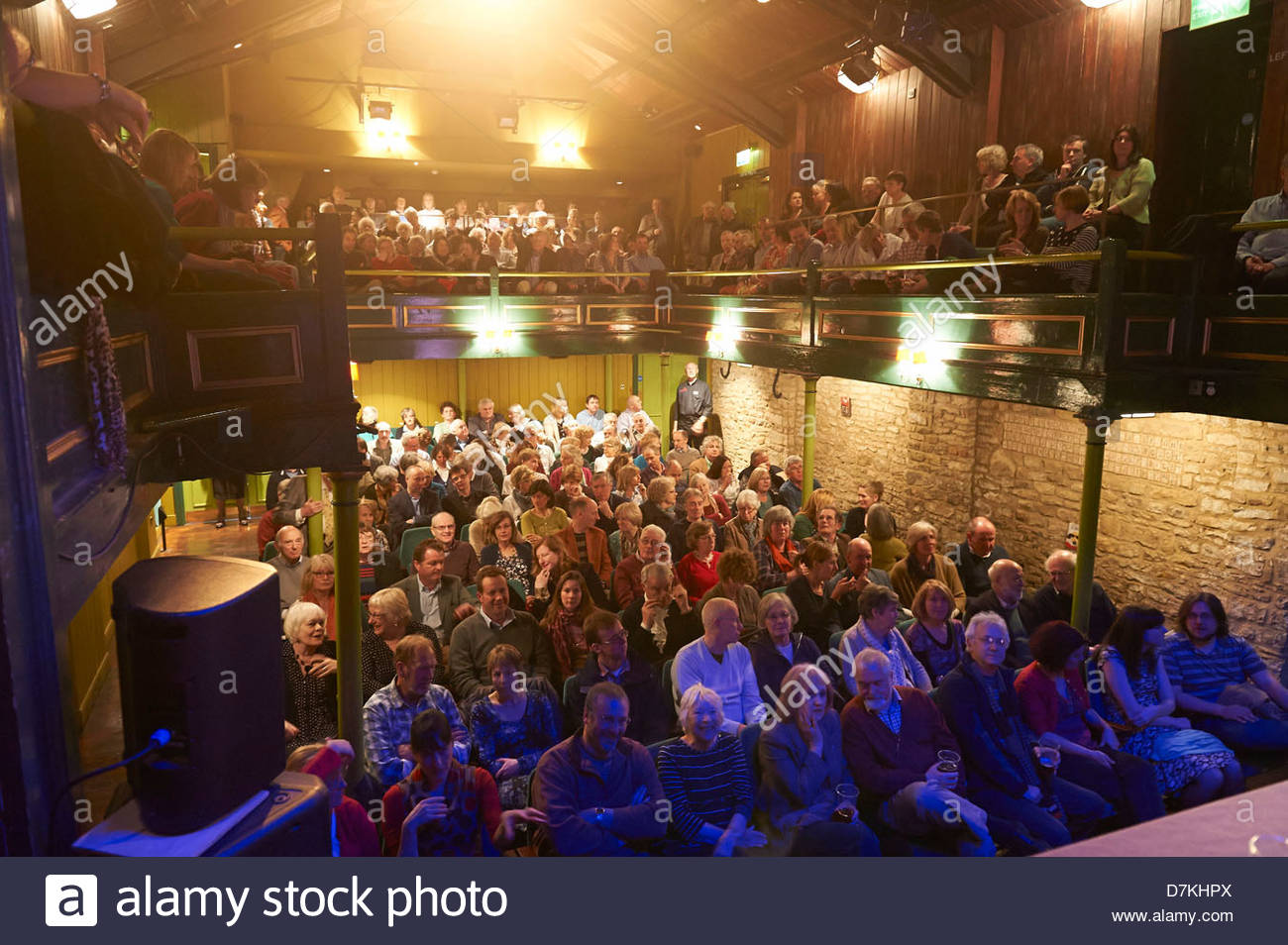 Audience inside The Theatre Chipping Norton at the Chipping Norton