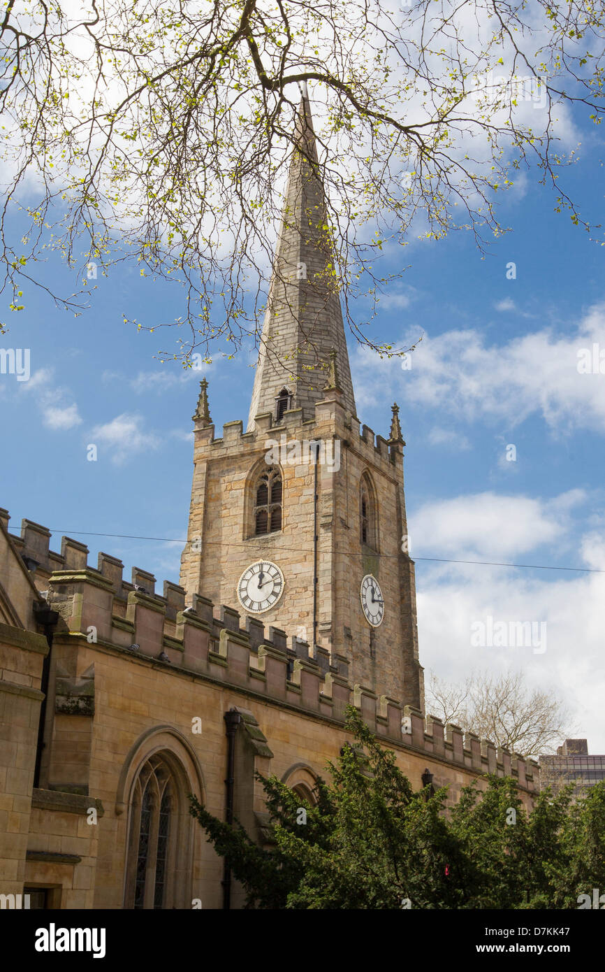 St Peter's Church, Middle Pavement, Nottingham, England Stock Photo