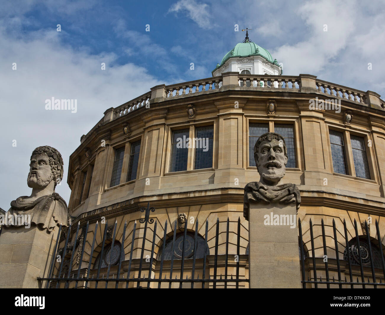 Statues of ancient philosophers outside the Bodleian Library in Oxford