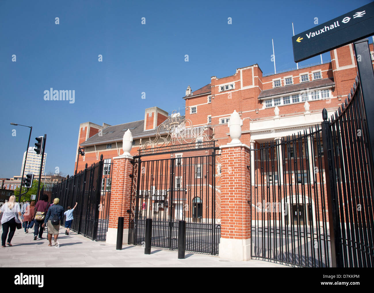 The Jack Hobb Gates at Kia Oval, Kennington, London, England, United