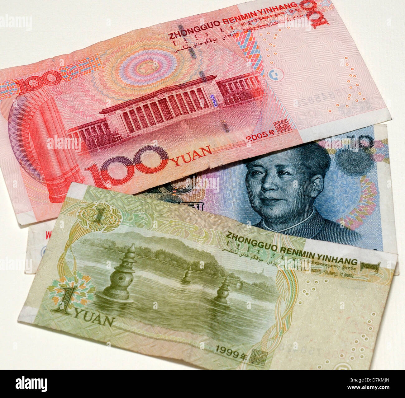 China Bank Notes Stock Photo