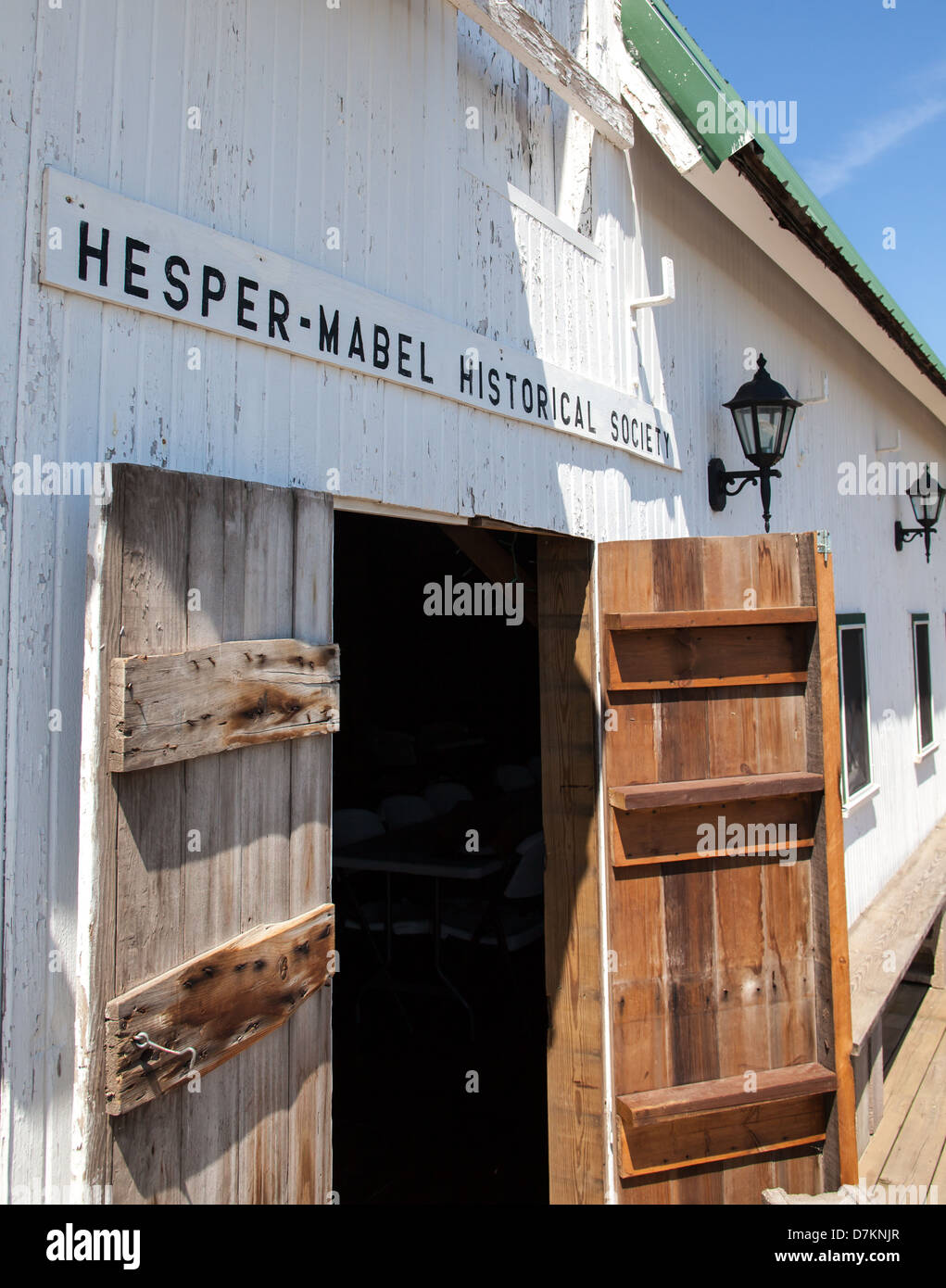 Hesper Mabel Area Historical Society Barn, a gathering place for parties and reunions in Mabel