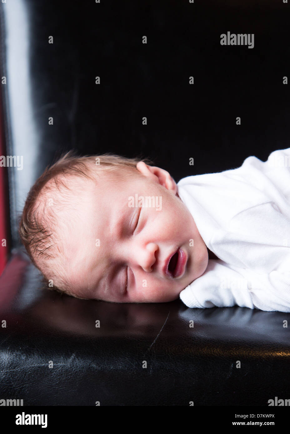 Newborn baby sleep prone hires stock photography and images Alamy
